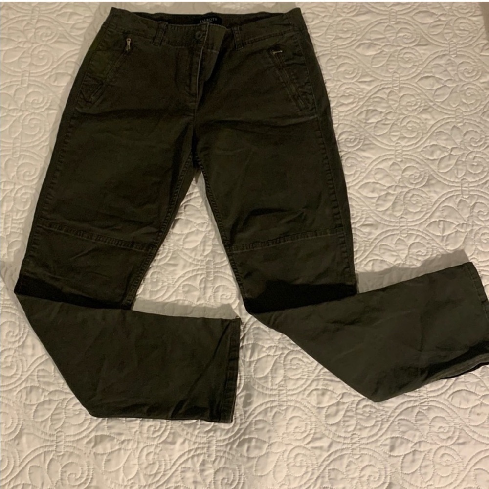Talbots Olive green twill jeans